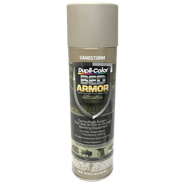 Duplicolor Truck Bed Armor Sandstorm Camouflage Protective Coating Aluminum Aerosol Spray Automotive 16.5 oz Walmart