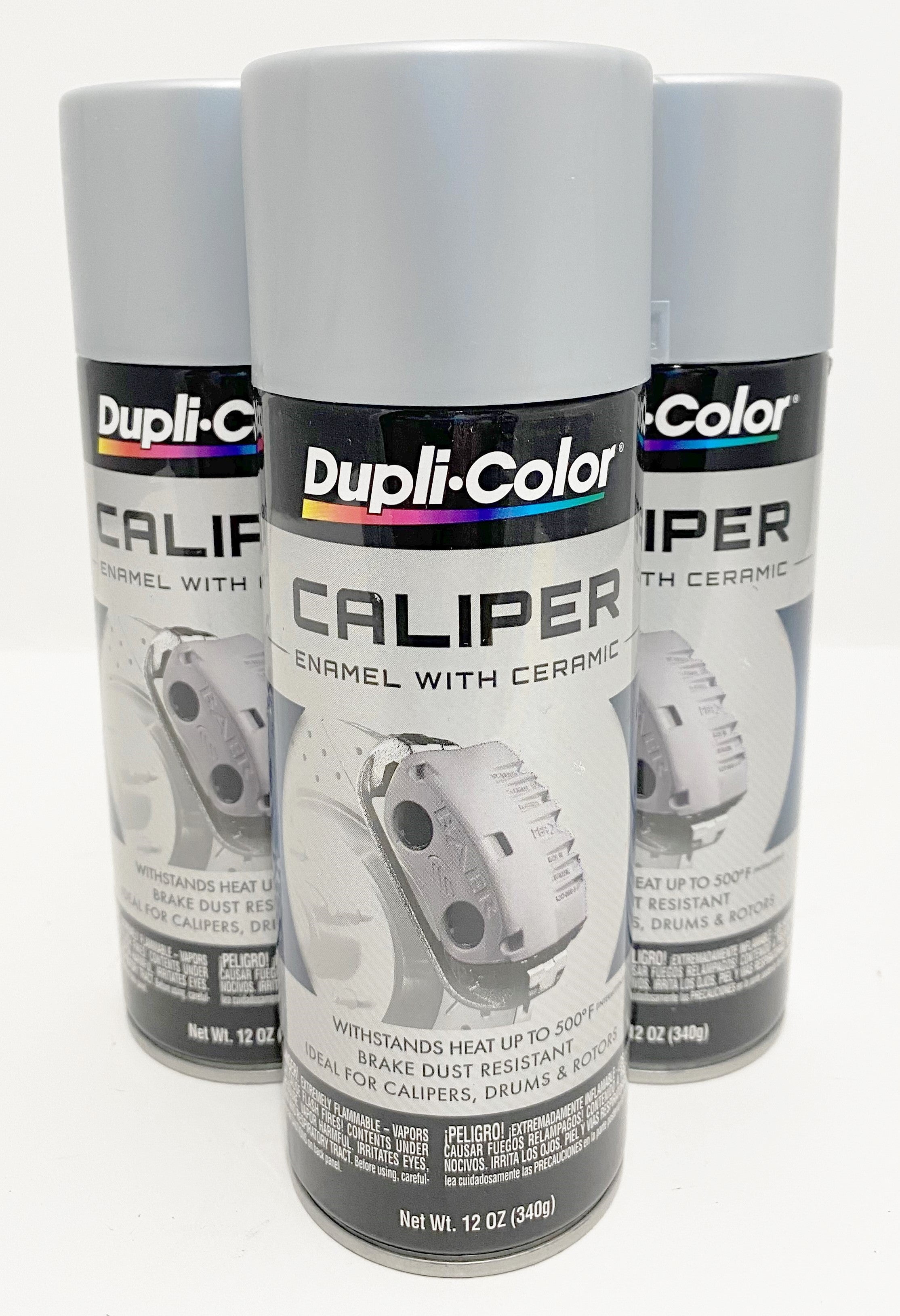 Duplicolor BCP103 3 Pack Caliper Spray Paint with Ceramic 12 oz