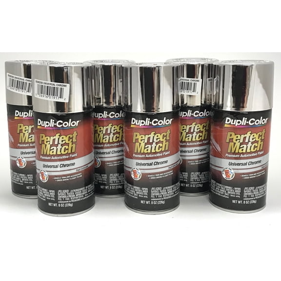Dupli Color BUN0200 Silver Acrylic Lacquer Automotive Body Paint, Gloss, 4.55 lbs for Car 6 Pieces 6 Pack