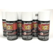 Duplicolor BUN0300-6 PACK Perfect Match Universal White Automotive Paint - 8oz