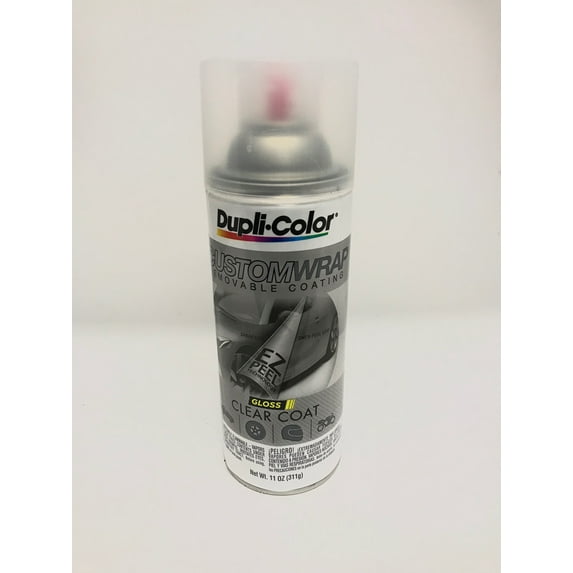 Duplicolor CWRC901 Custom Wrap Removable Paint Gloss Clear - 11oz Aerosol