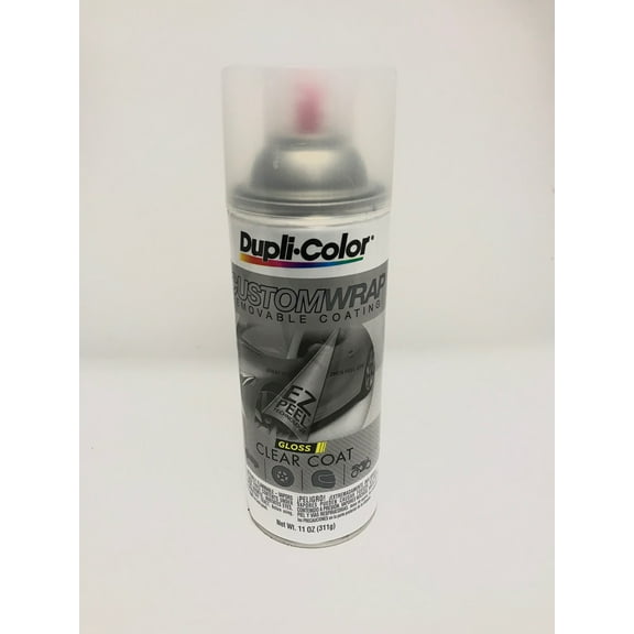 Duplicolor CWRC901 Custom Wrap Removable Paint Gloss Clear - 11oz Aerosol