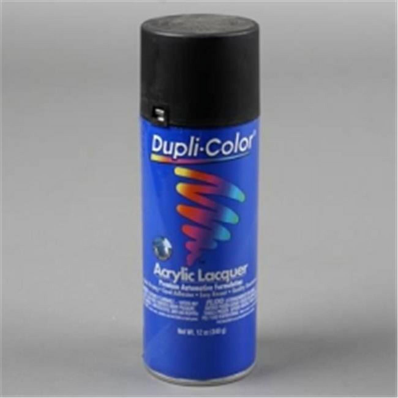 Duplicolor DAL1608 Semi Gloss Black Lacquer Paint 12oz
