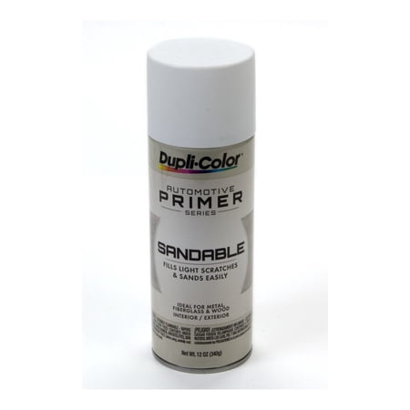 Duplicolor DAP1689 WHITE Sandable All-Purpose Primer - 12 oz Aerosol