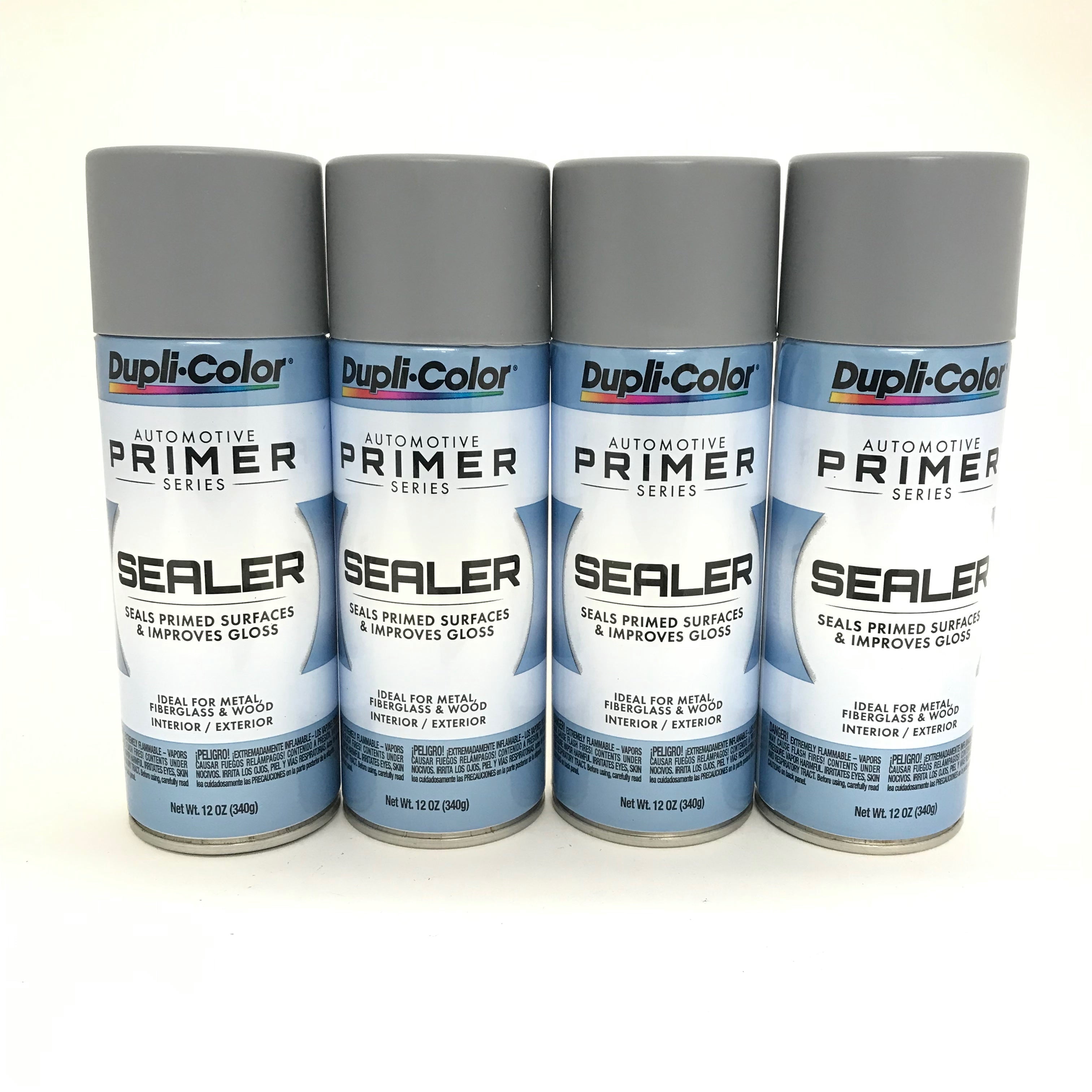 Duplicolor DAP1699-4 Pack Gray Primer Sealer - Maximum Corrosion Resistance - 12 oz 4 Pieces 4 Pack