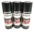 thumbnail image 1 of Duplicolor DE1613-3 Pack Engine Enamel with Ceramic Gloss Black Color - 12 oz Aerosol Can, 1 of 1