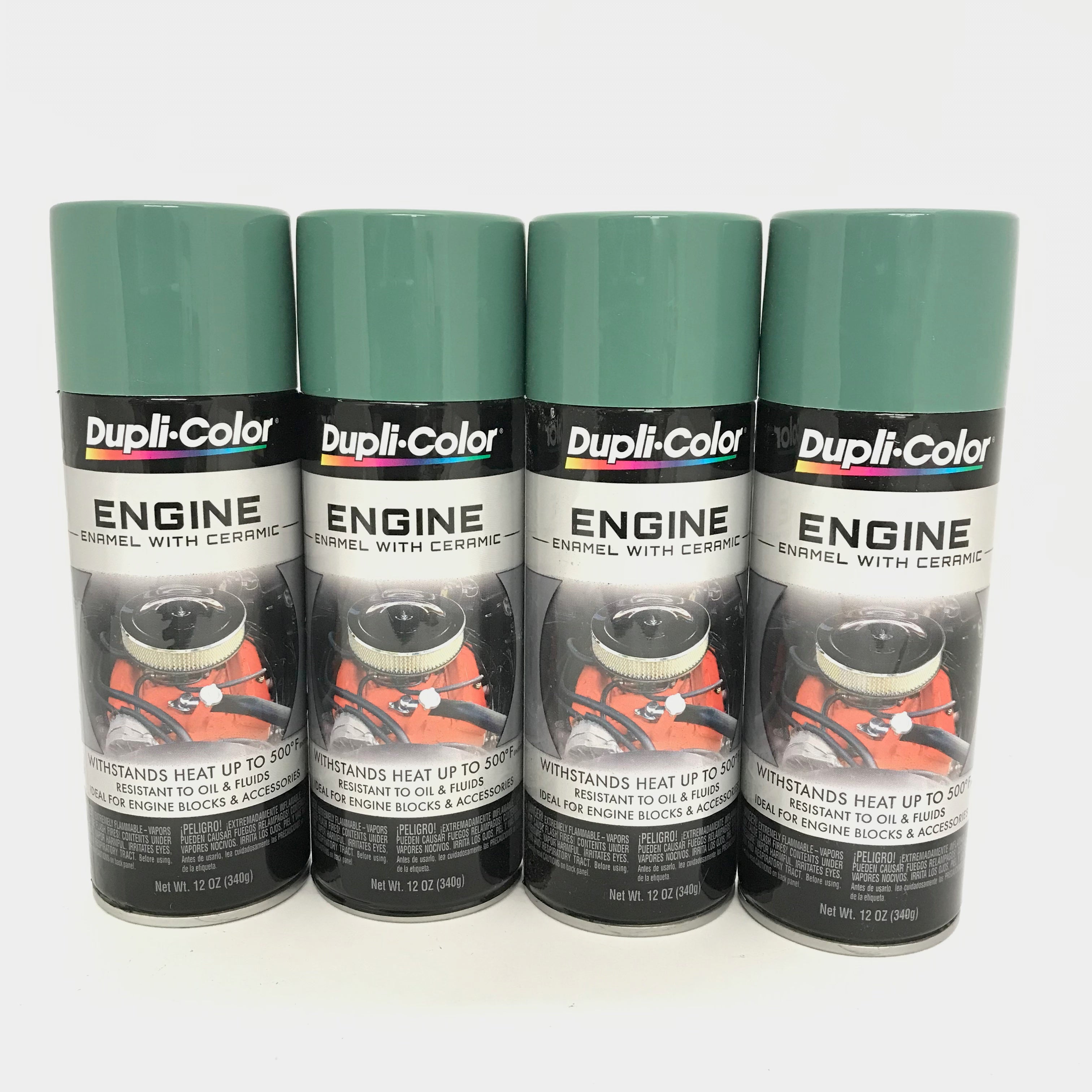 Duplicolor DE1618-4 Pack of Alpine Green Engine Enamel with