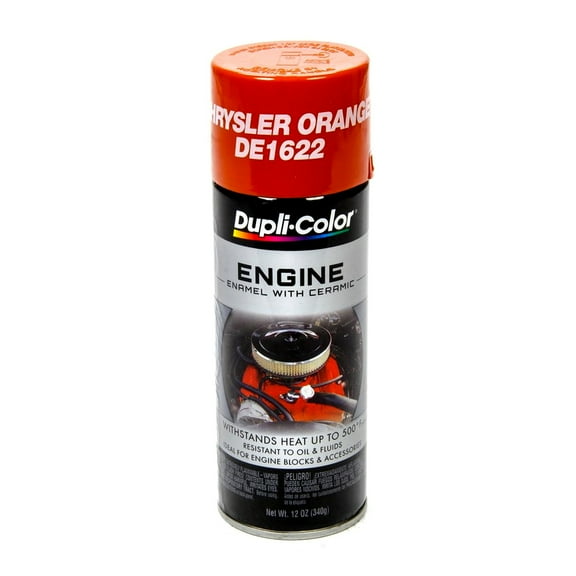 Duplicolor DE1622 CHRYSLER ORANGE Engine Enamel Paint with Ceramic - 12 oz Aerosol