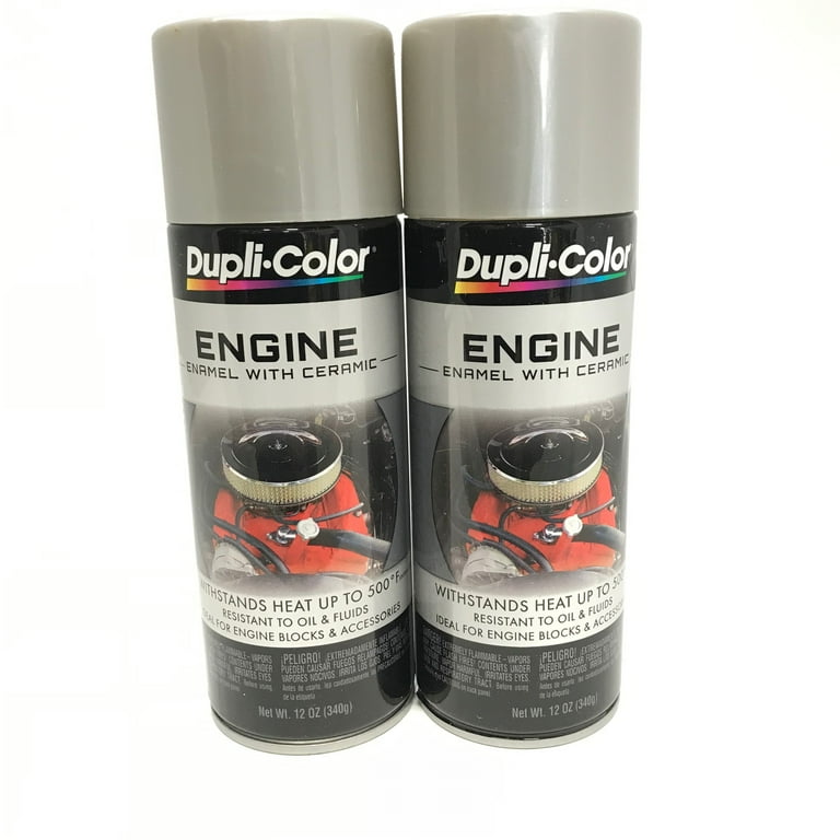 Duplicolor DE1650-2 PACK Cast Coat Aluminum Engine Enamel Paint w