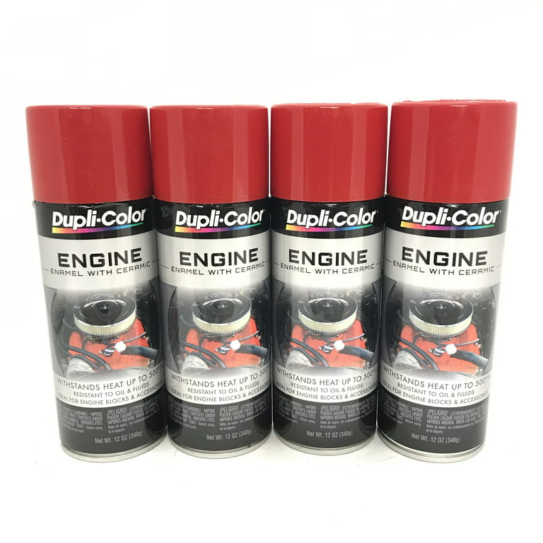 Red engine paint