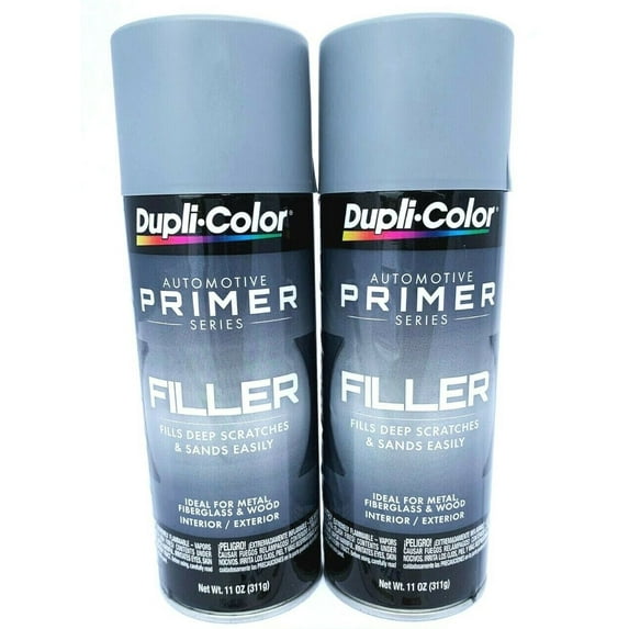 Duplicolor FP101-2 PACK Gray Filler Automotive Primer - 11 oz Aerosol Can