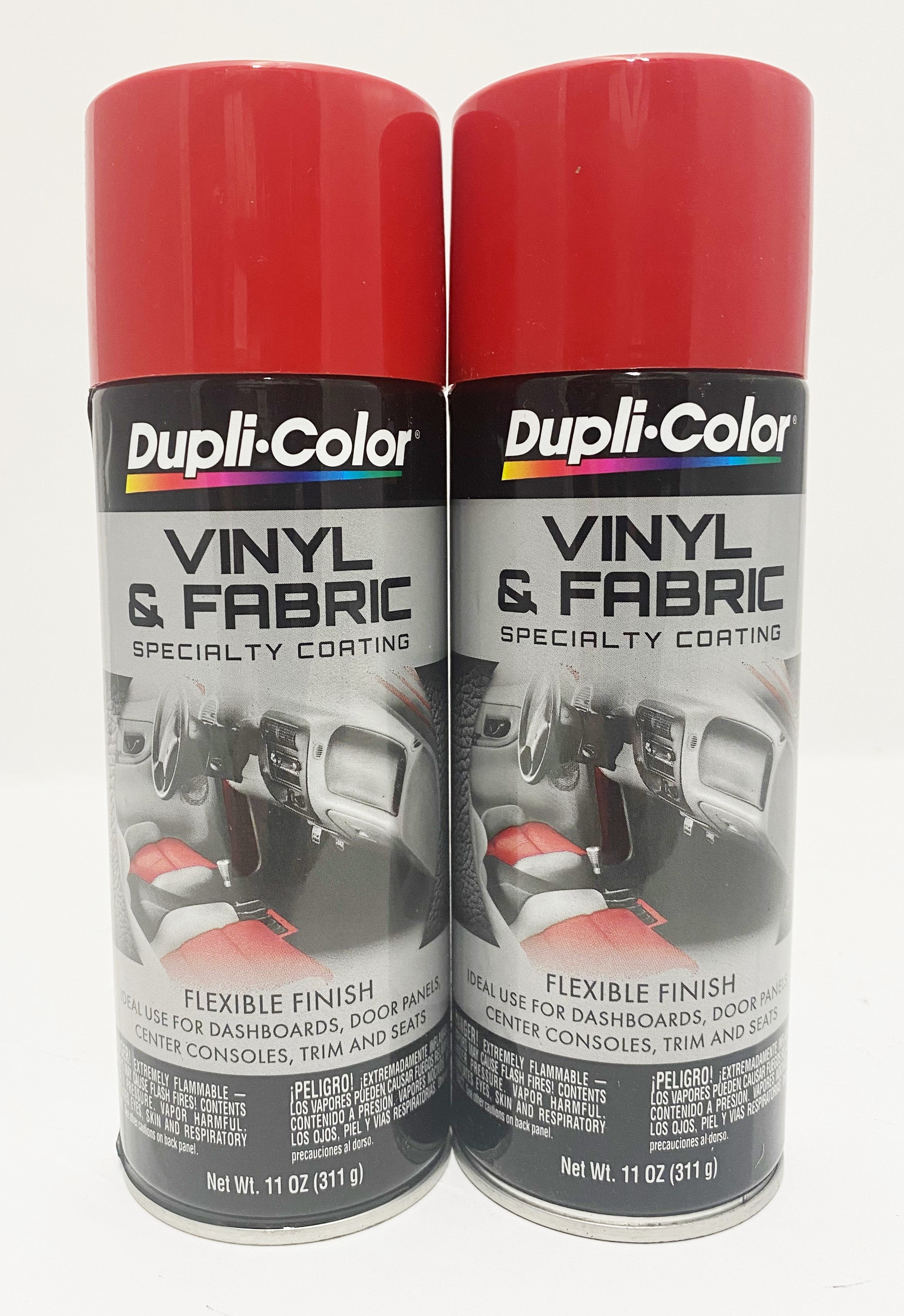 Duplicolor HVP110 - 3 Pack Vinyl & Fabric Spray Paint Burgundy - 11 oz