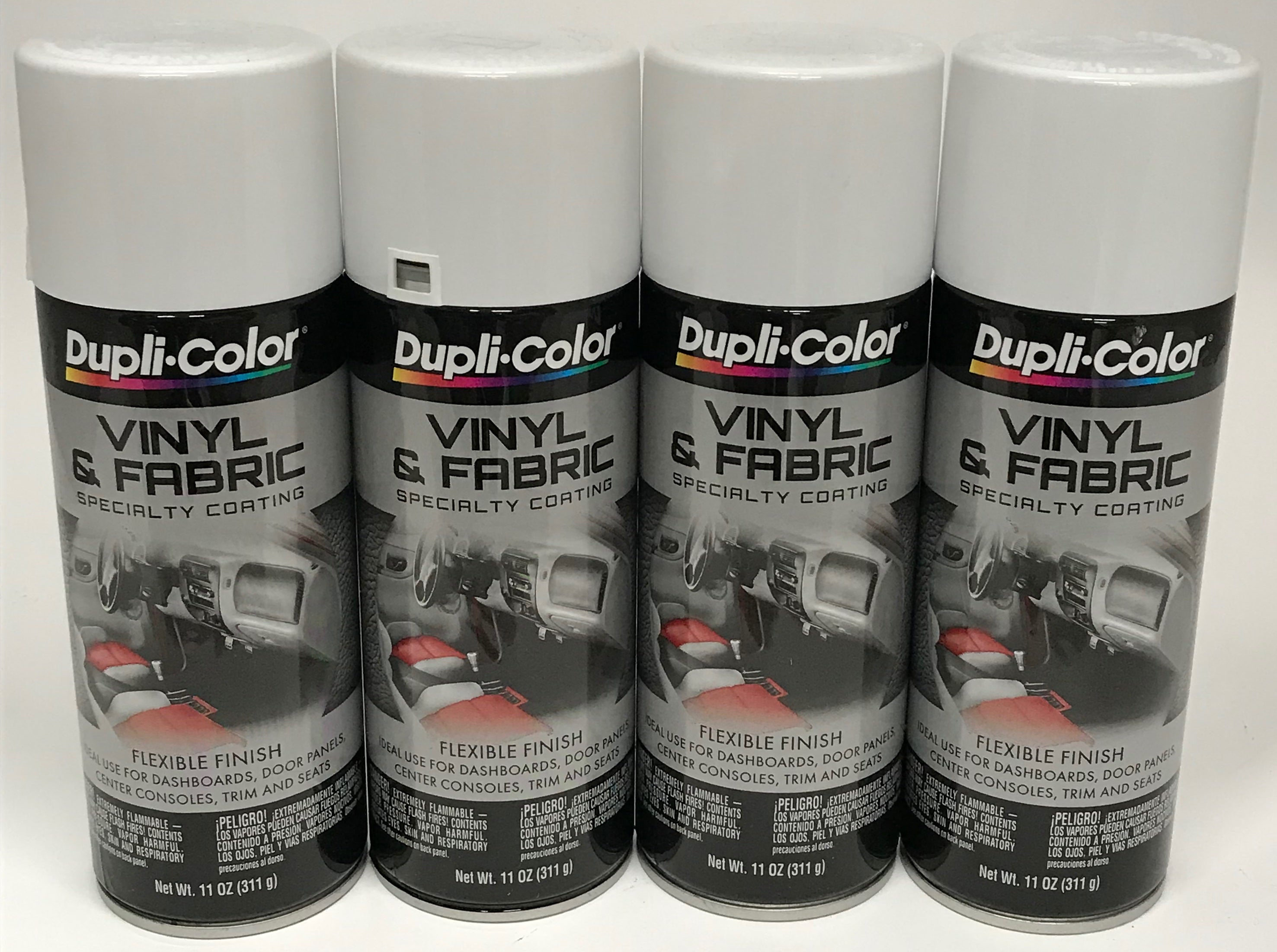Duplicolor Paint HVP106(4-PACK); Vinyl and Fabric Coating 11oz