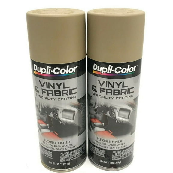 Duplicolor HVP108 - 2 Pack Vinyl & Fabric Spray Paint Desert Sand - 11 oz