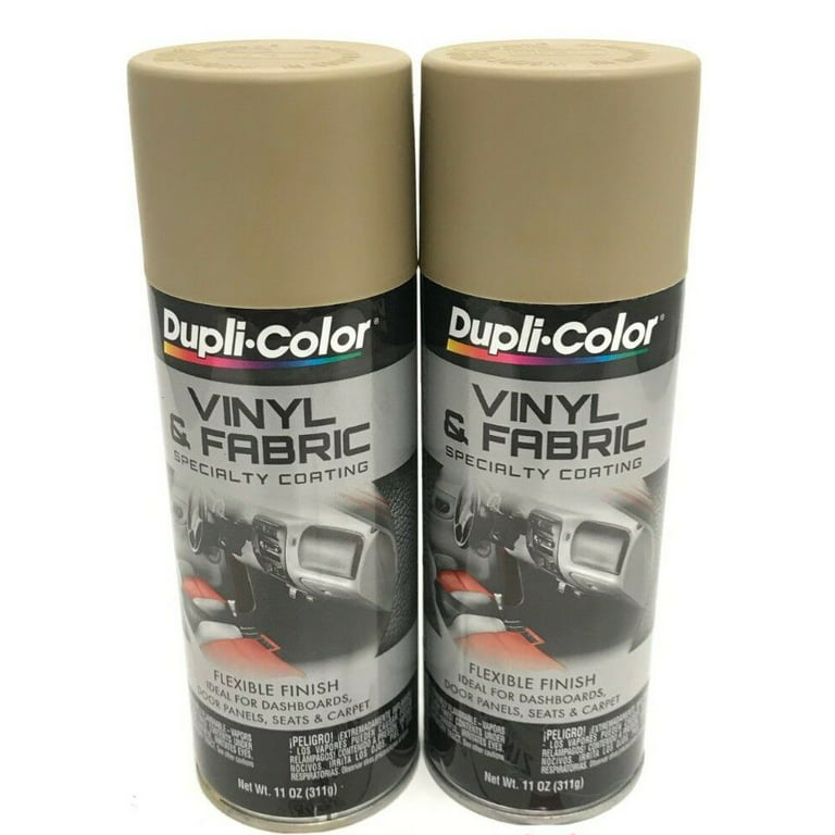 Duplicolor HVP108 - 2 Pack Vinyl & Fabric Spray Paint Desert Sand