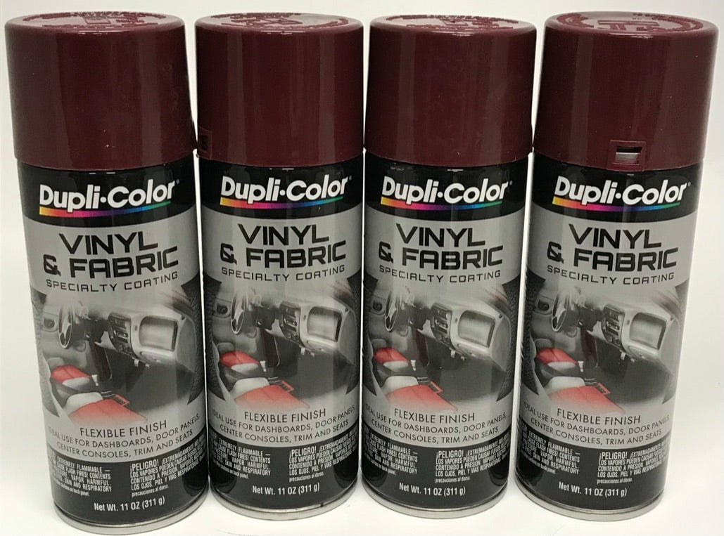 Dupli Color HVP110 4 Pack Upholstery Car Vinyl Fabric Spray Paint Duplicolor HVP110 4 Pack Vinyl Fabric Spray Paint Burgundy 11 Oz 34676b22 746b 42ce 8805 E7a89d6bf915.53cf1765ec9e697a32453915f993b753