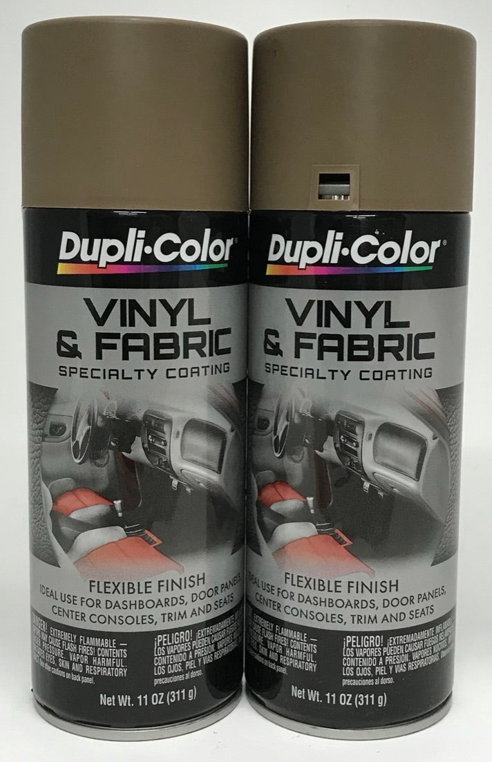 Duplicolor HVP113 2 Pack Vinyl & Fabric Spray Paint Medium Beige 11