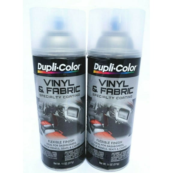 Duplicolor HVP115 - 2 Pack Vinyl & Fabric Spray Paint Gloss Clear - 11 oz