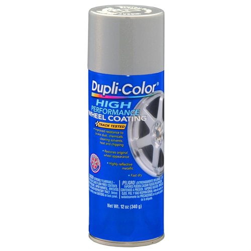 Duplicolor HWP101 12 oz High Performance Wheel Paint, Silver