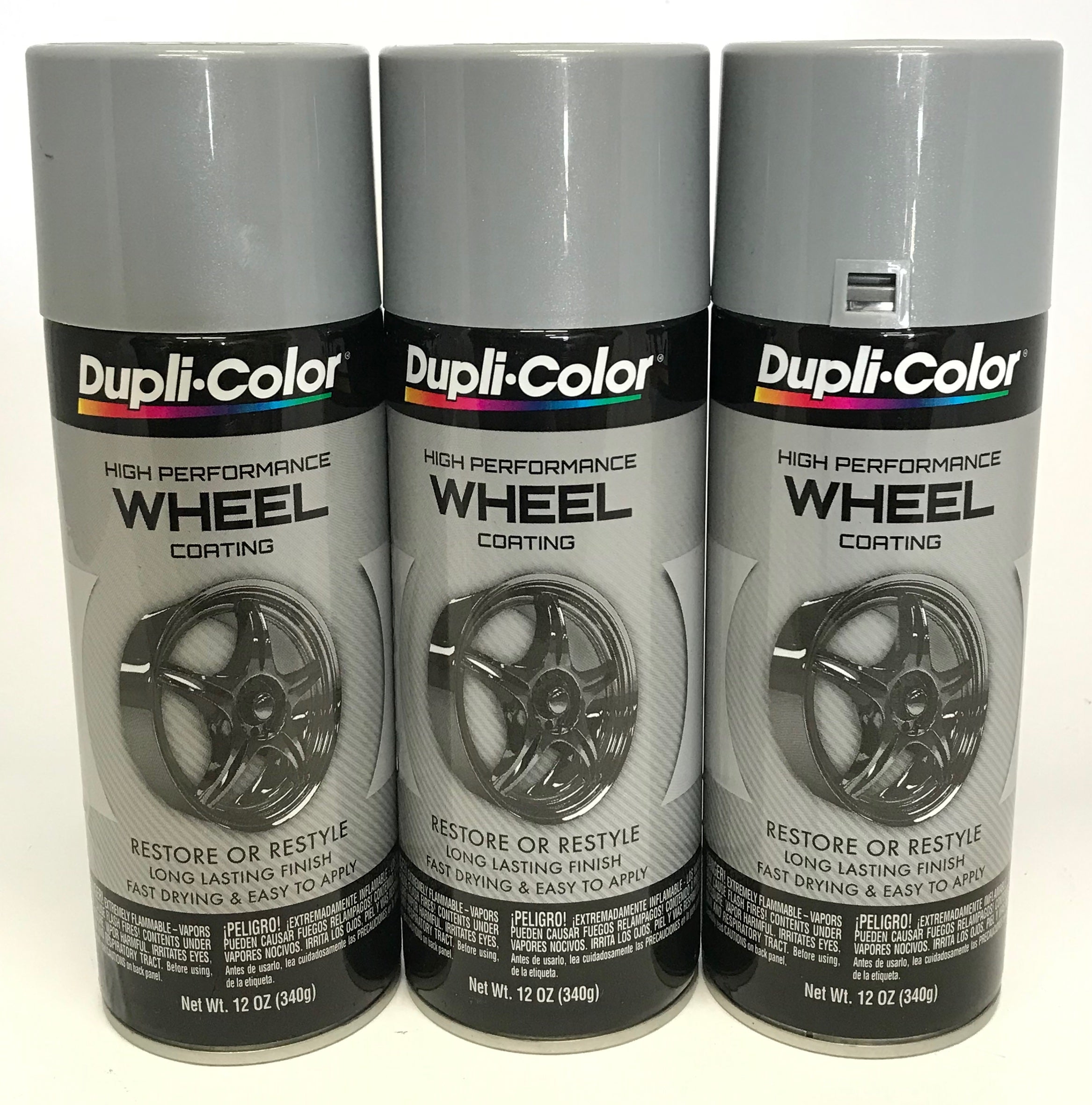 Duplicolor HWP101 - 3 Pack Wheel Coating Spray Paint Silver