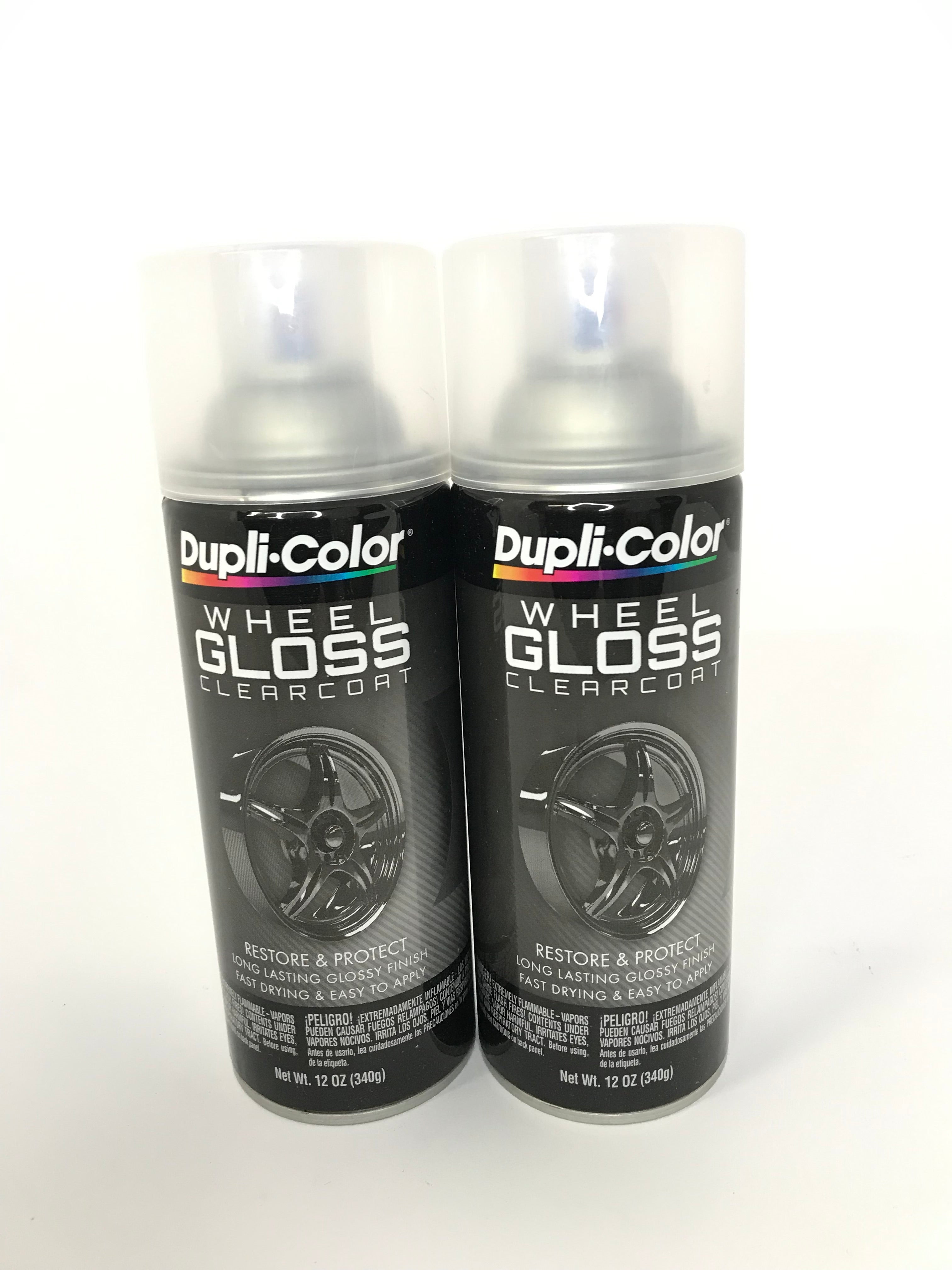 Duplicolor HWP103 2 Pack Wheel Coating Spray Paint Gloss Clear Coat