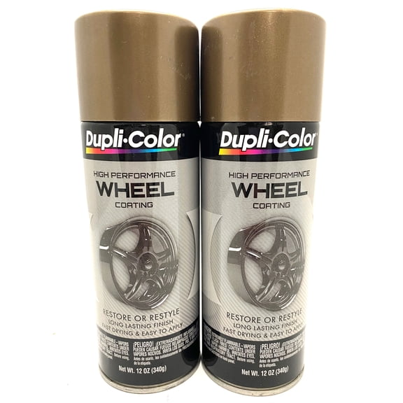 Duplicolor HWP105 - 2 Pack Wheel Coating Spray Paint Bronze - 12 oz