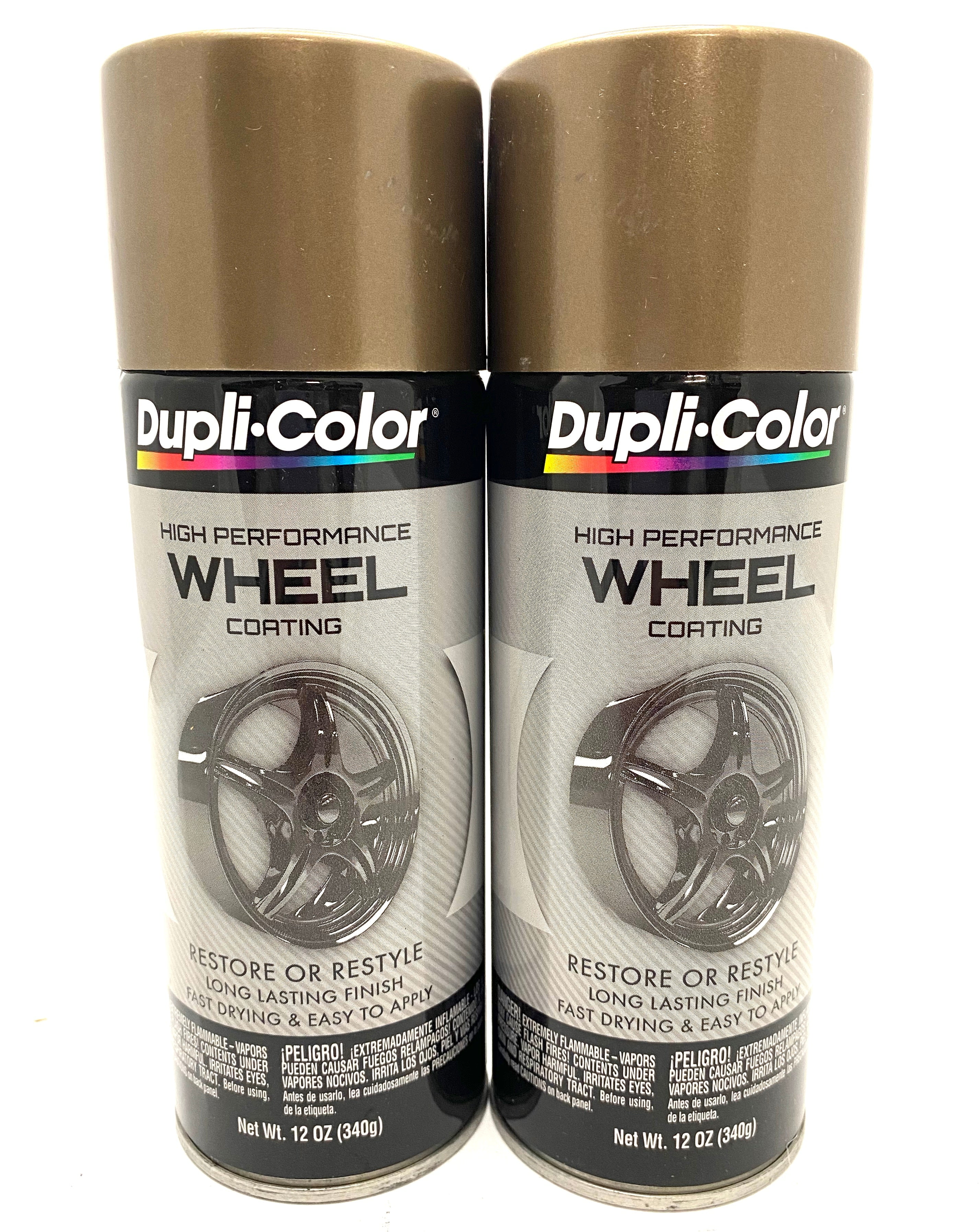 DupliColor HWP105 Bronze Wheel Coating High Temperature Aluminum Rims Heat Resistant Spray