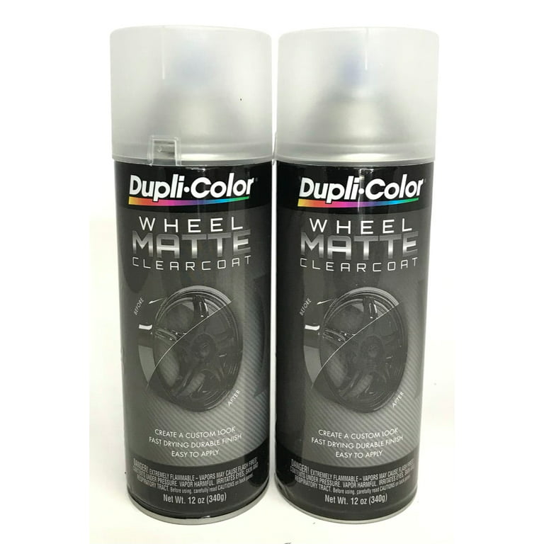 Duplicolor HWP106 - 2 Pack Wheel Coating Spray Paint Matte Clear - 12 –  Heintz Sales
