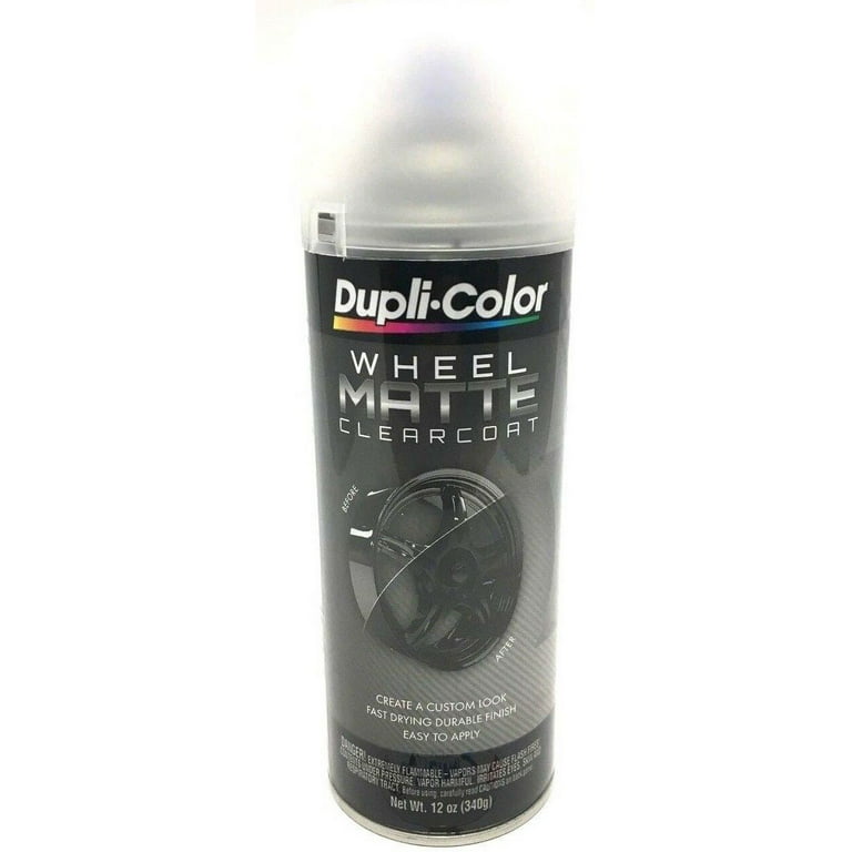 Duplicolor HWP106 - 2 Pack Wheel Coating Spray Paint Matte Clear - 12 oz