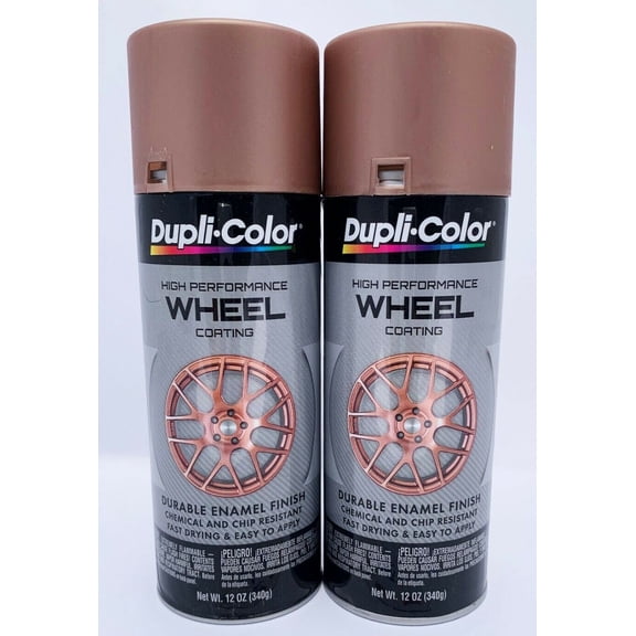 Duplicolor HWP109 - 2 Pack Wheel Coating Spray Paint Rose Gold - 12 oz