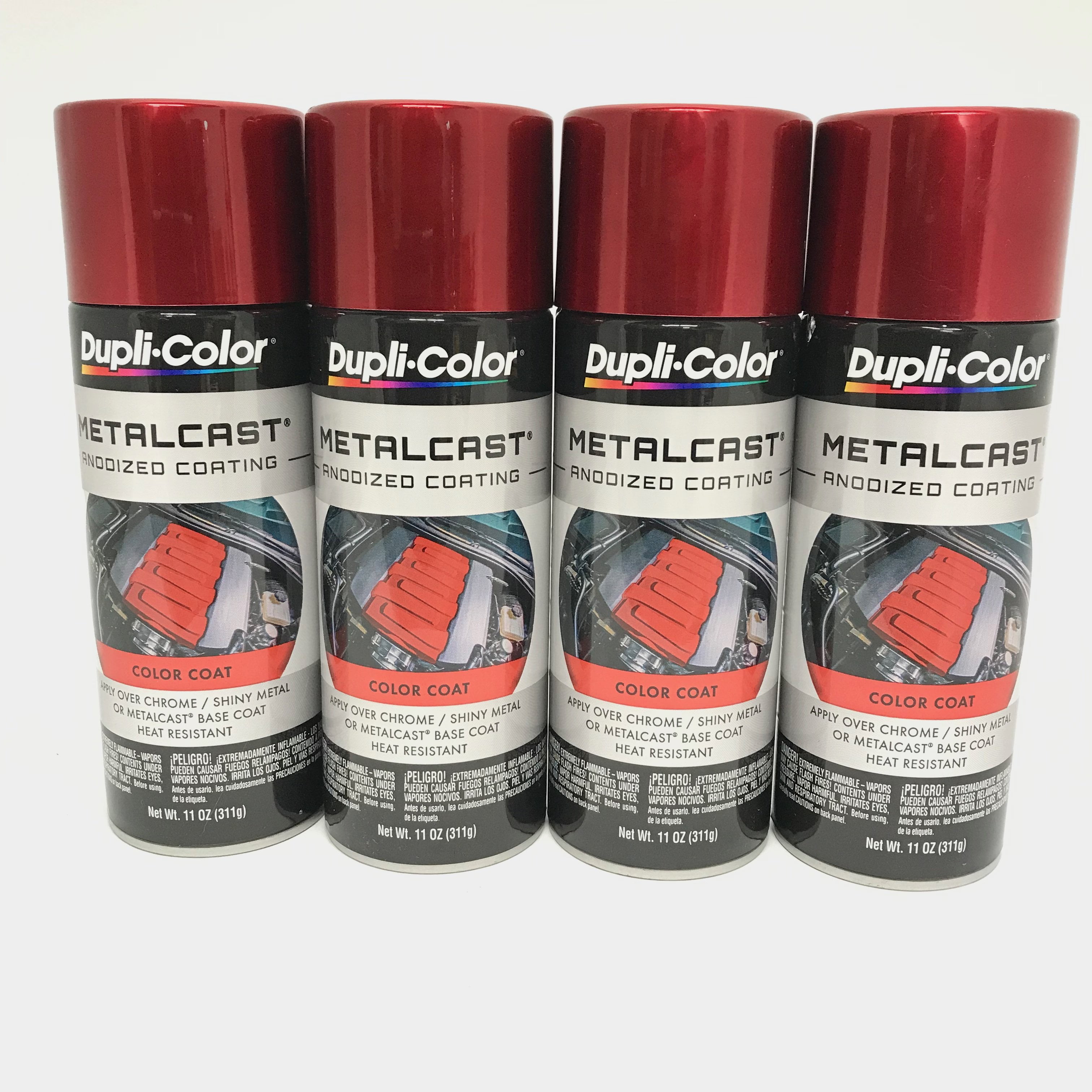  Dupli-Color MC200 Metalcast Automotive Spray Paint - Red  Anodized Coating - 11 oz Aerosol Can : Everything Else