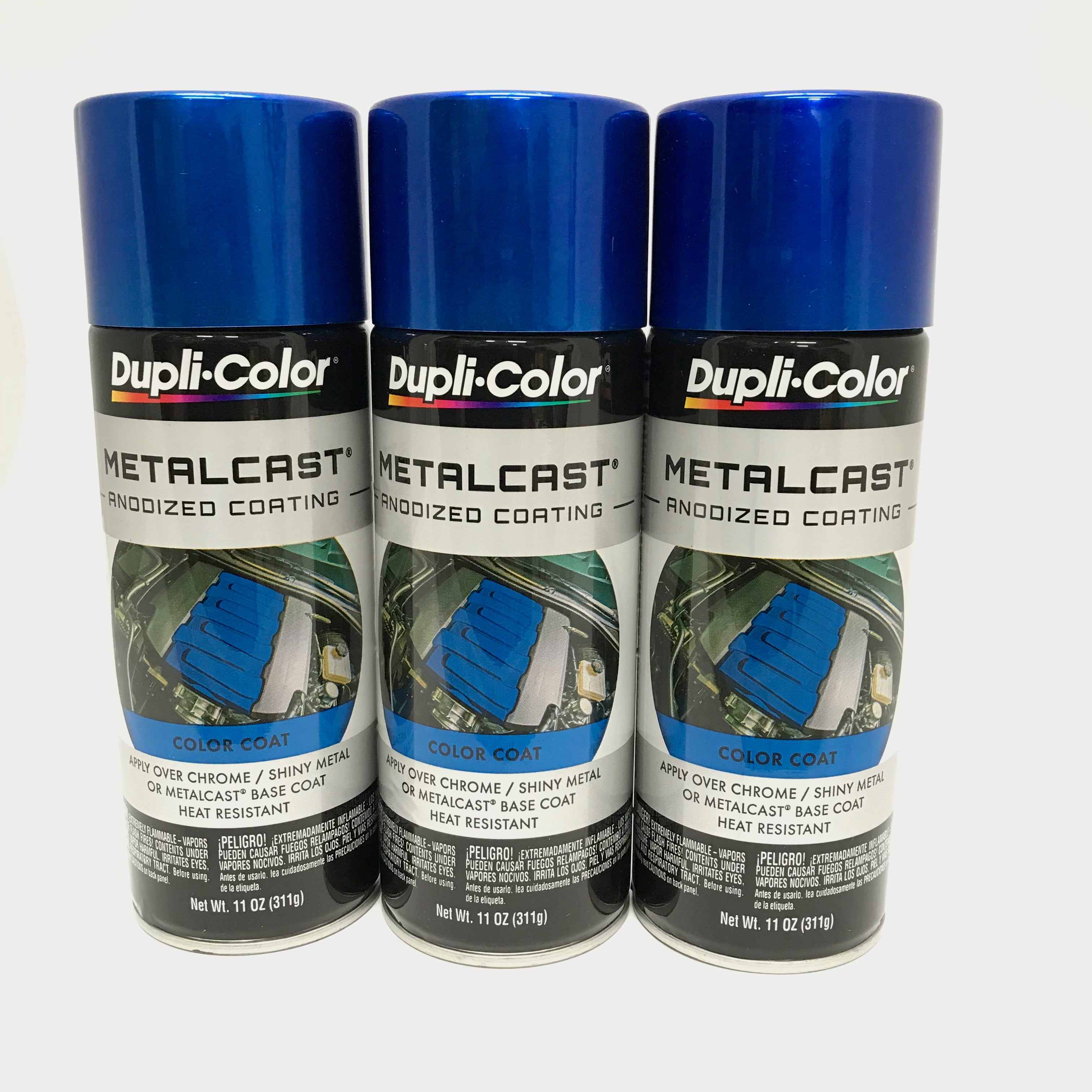 Duplicolor MC2013 PACK MetalCast BLUE Anodized Heat Resistant Coat