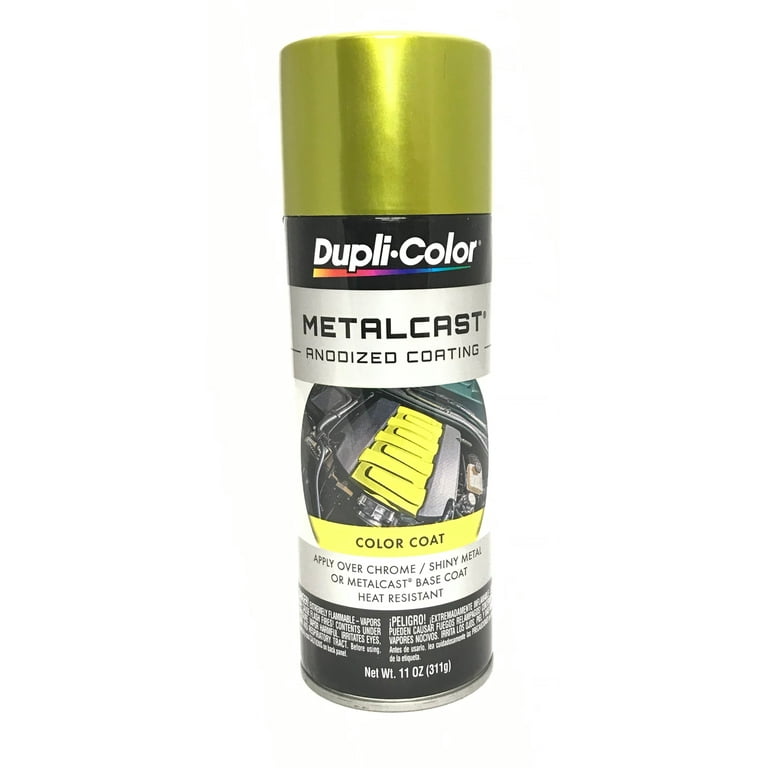 Duplicolor MC202 MetalCast YELLOW Anodized High-Temp Automotive