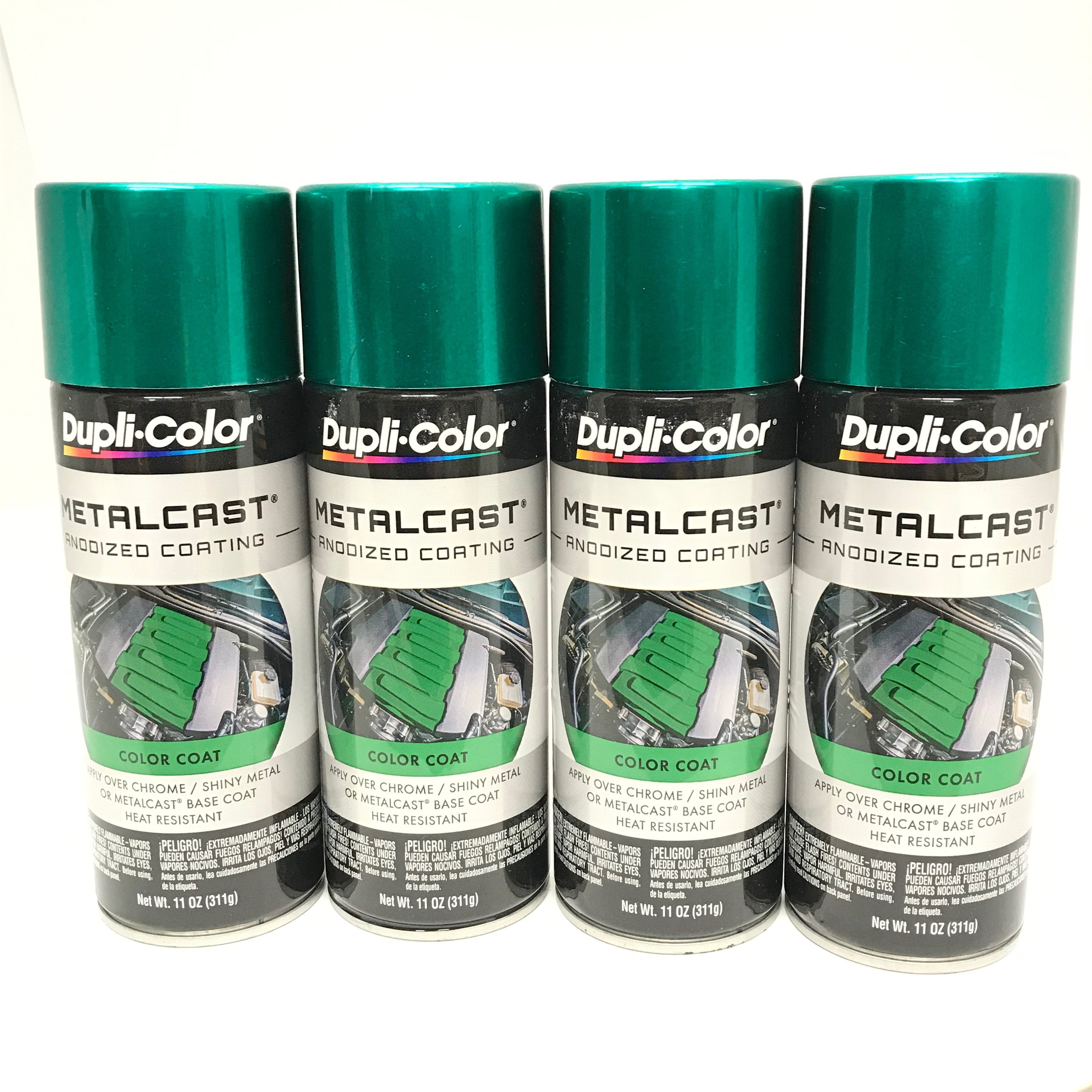 Duplicolor MC203-4 PACK MetalCast GREEN Anodized Heat Resistant