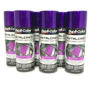 Duplicolor MC204 MetalCast Purple Anodized Heat Resistant Coat 11 oz Spray Paint, 6 Pieces
