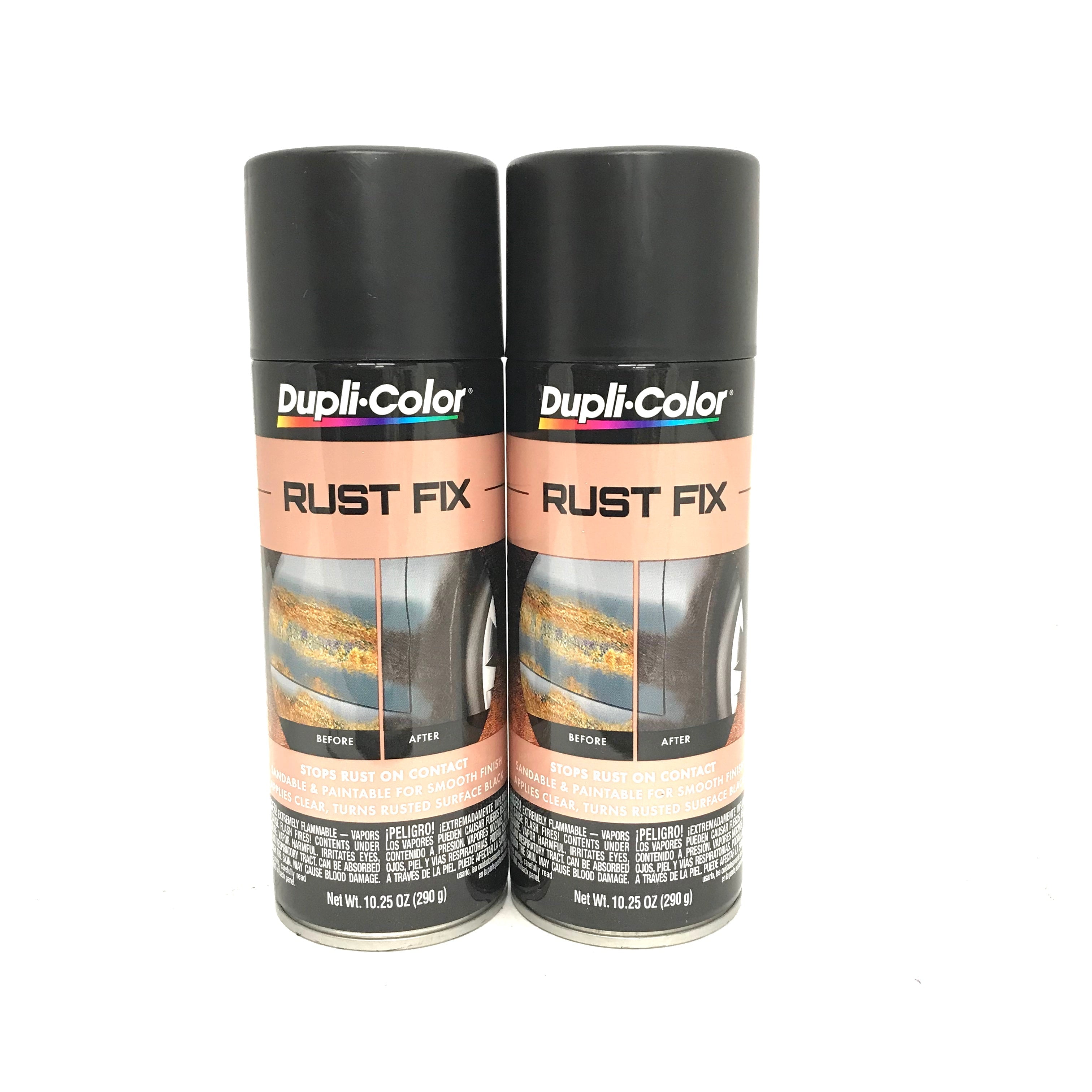 Duplicolor RF129-2 PACK Black Rust Fix - Sandable & Paintable