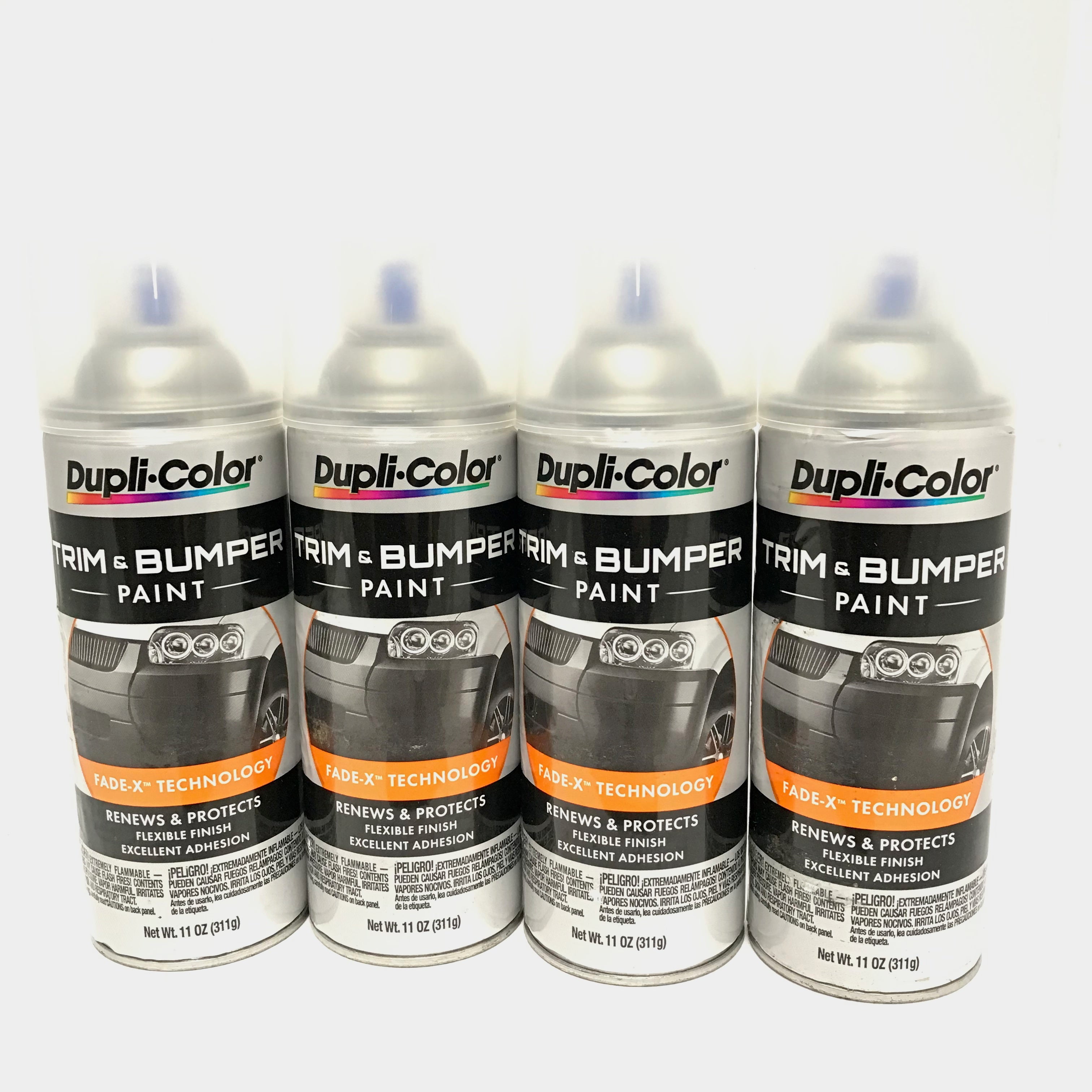 Duplicolor TB100 4 Pack Trim and Bumper Paint Clear Coat 11 oz