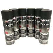 Duplicolor TR250 - 6 Pack Black Truck Bed Coating Spray Paint - 16.5 oz