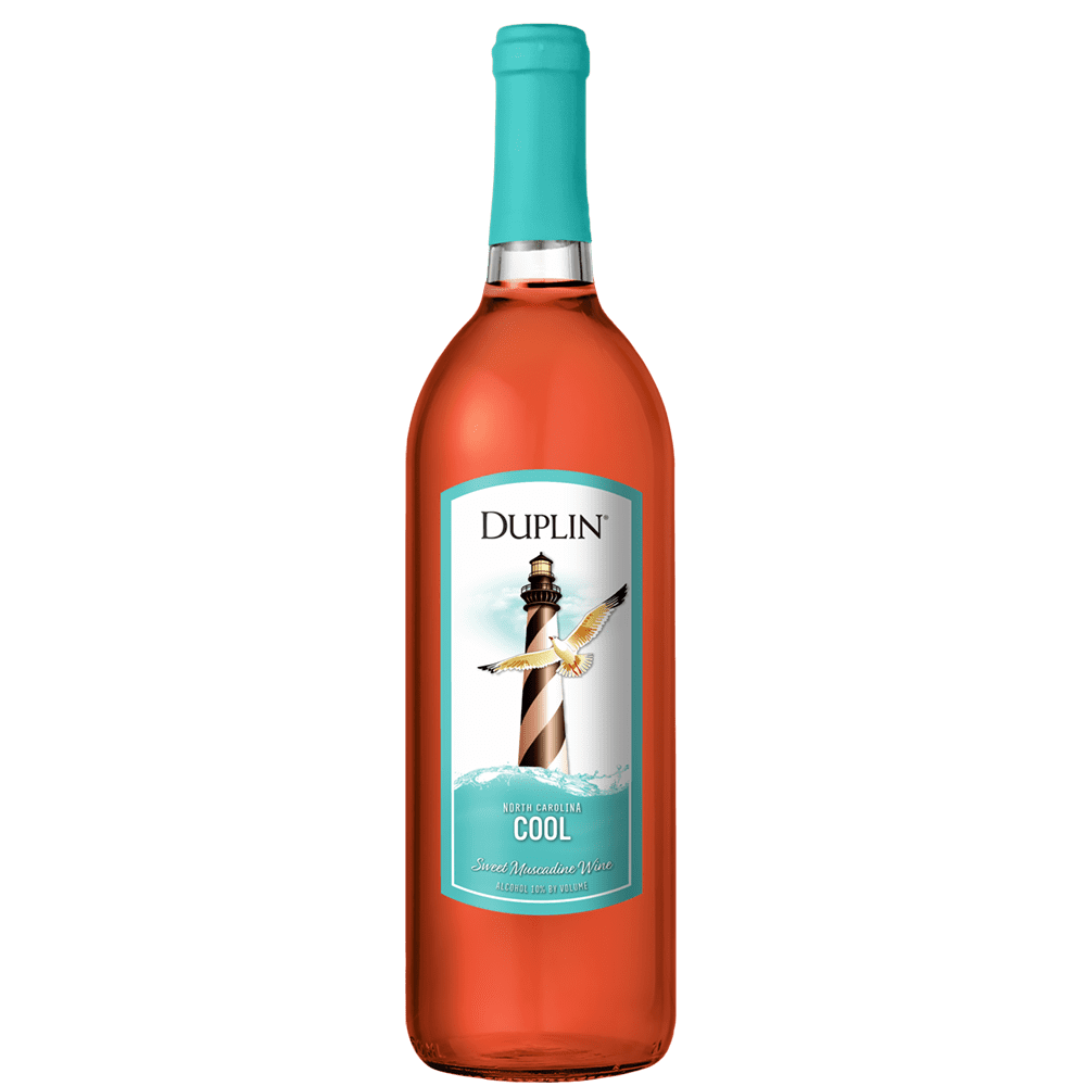 Duplin North Carolina Cool Sweet Muscadine Blush Wine, 750ml Glass