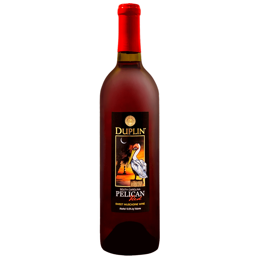 Duplin Winery Pelican Red Sweet Muscadine Wine, North Carolina, 750 ml ...
