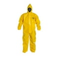 thumbnail image 1 of Dupont 251-BR127T-M Tychem BR Coveralls with Zipper & Hood, Yellow - Medium, 1 of 1