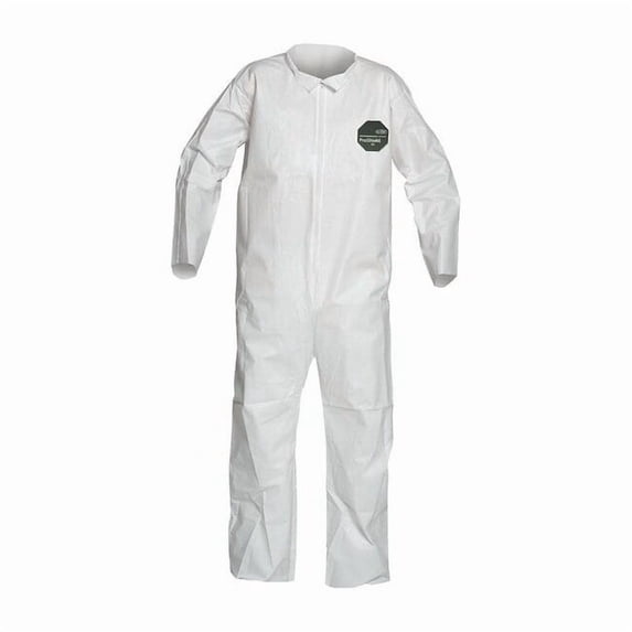 Dupont 50 Coverall. Collar. Open Wrists and Ankles. White. 3X NB120SWH3X002500