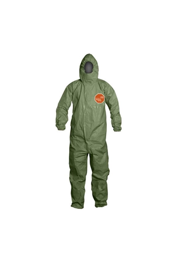 Coveralls,3XL,Grn,Tychem 2000 SFR,PK4 QS127TGR3X000400