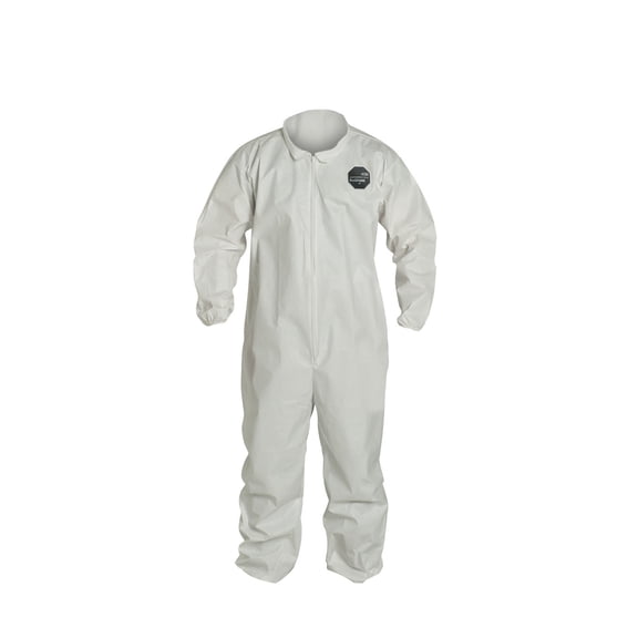 DuPont 5X White Safespec 2.0 ProShield NexGen Disposable Coveralls With Front Zipper Closure