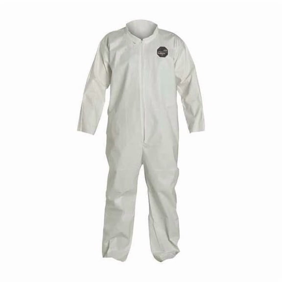 Collared Disposable Coveralls, M, White, ProShield(R) 60, zipper NG120SWHMD002500