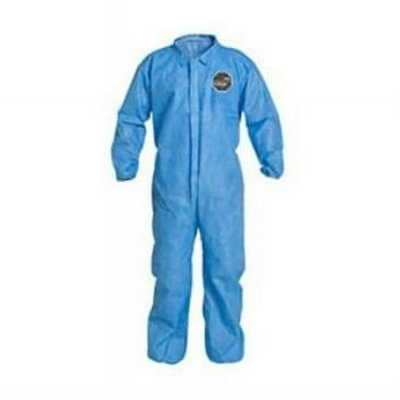 Dupont DPT-PB125SWHLG002500 Coverall SMS with Elastic Wrist & Ankle - Large
