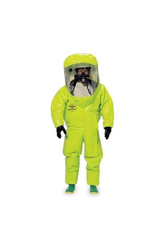 Encapsulated Level A Suit,Tychem 10000,XL TK555TLYXL000100