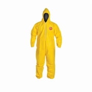 Dupont Coveralls,2XL,Ylw,Tychem 2000,PK12 QC127SYL2X001200