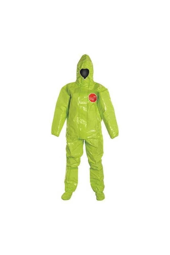 Hooded Coveralls,XL,Ylw,Tychem 10000,PK2 TK128TLYXL000200