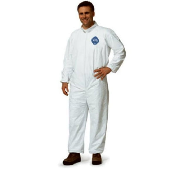 Dupont Personal Protection 443432 25Pk Lg Wht Coverall TY125SWHLG002500